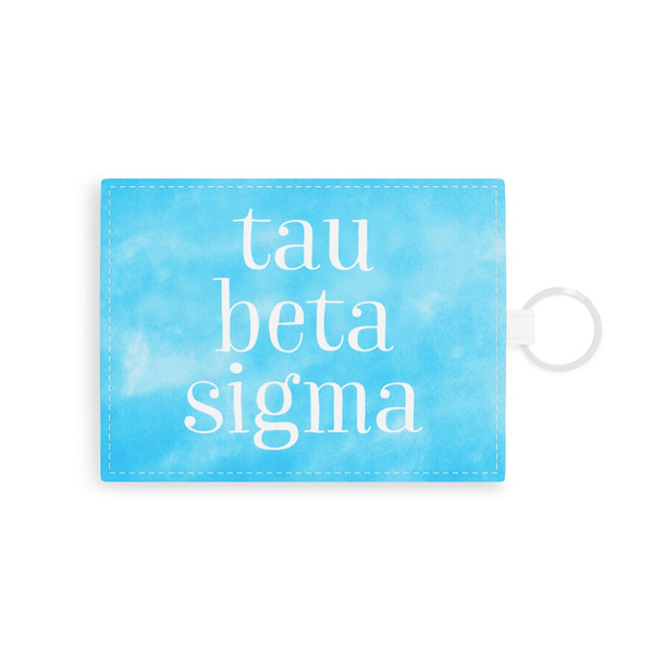 Tau Beta Sigma Leather Card Holder