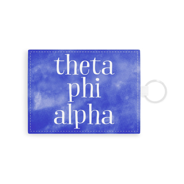Theta Phi Alpha Leather Card Holder
