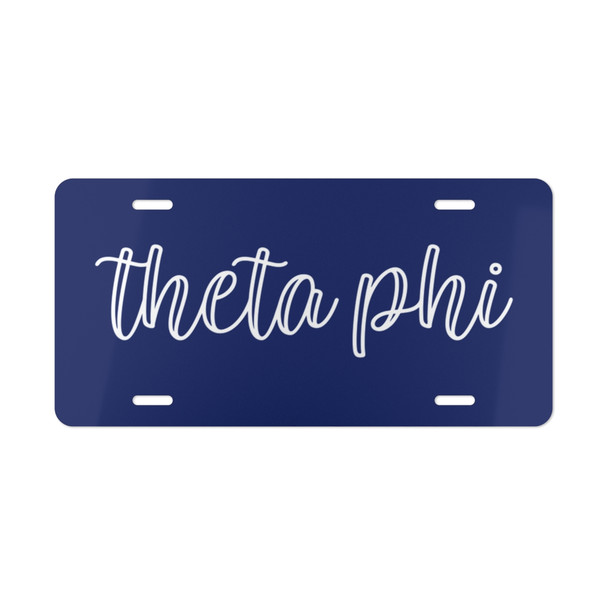 Theta Phi Alpha Kem License Plate