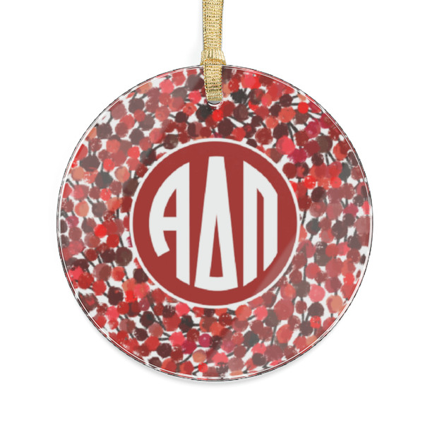 Alpha Delta Pi Wreath Acrylic Ornaments