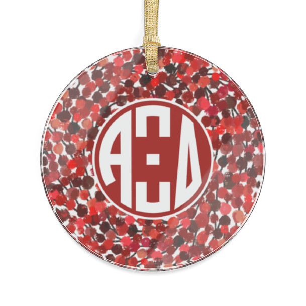 Alpha Xi Delta Wreath Acrylic Ornaments