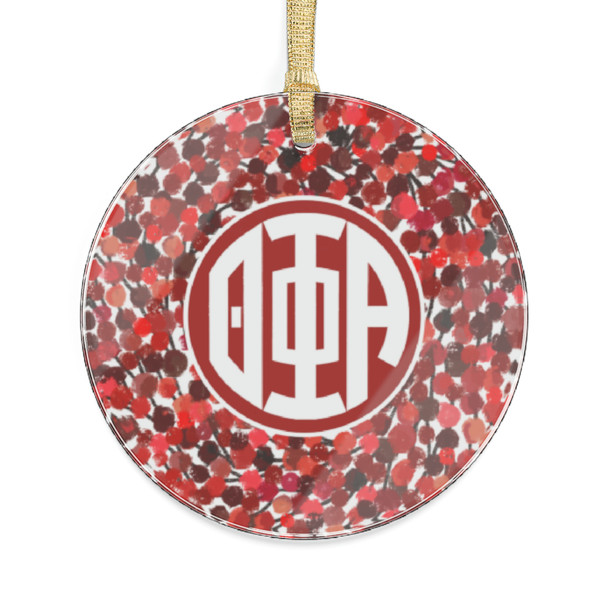 Theta Phi Alpha Wreath Acrylic Ornaments