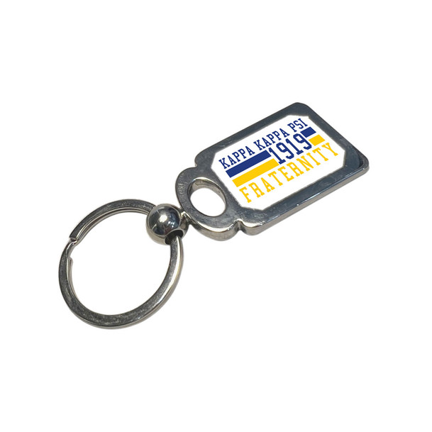 Kappa Kappa Psi Chrome Established Key Chain