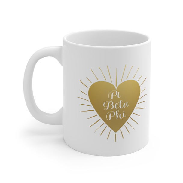 Pi Beta Phi Heart Burst Coffee Mugs