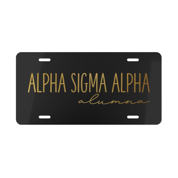 Alpha Sigma Alpha Alumna License Cover