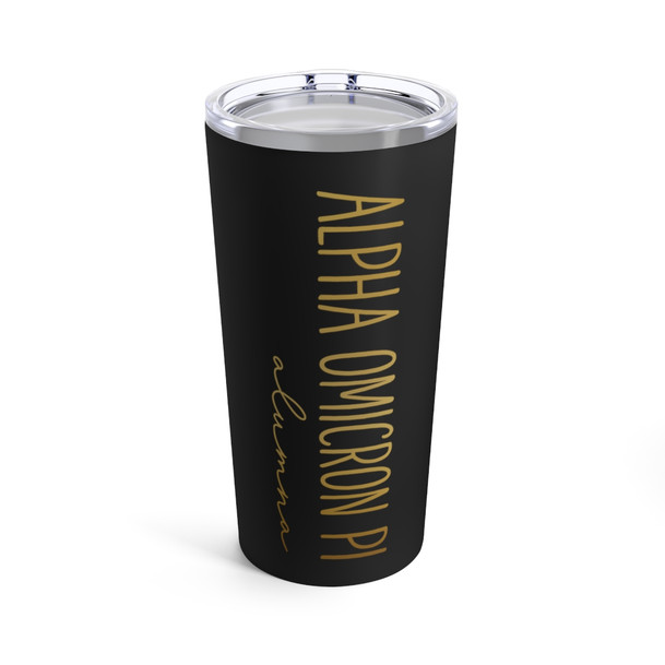 Alpha Omicron Pi Alumna Sorority Tumbler 20oz