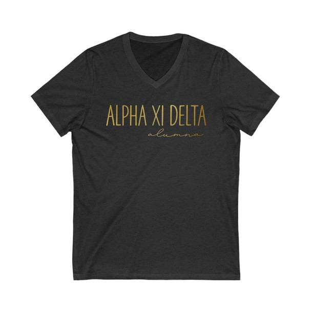 Alpha Xi Delta Alumna V-Neck Tee
