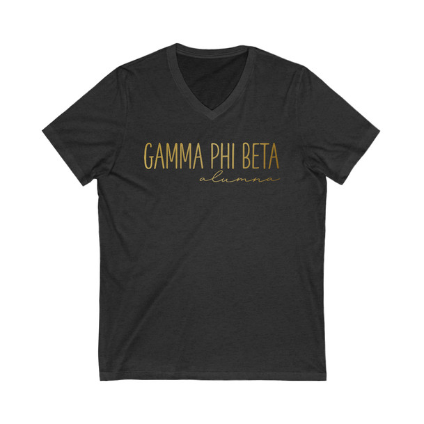 Gamma Phi Beta Alumna V-Neck Tee