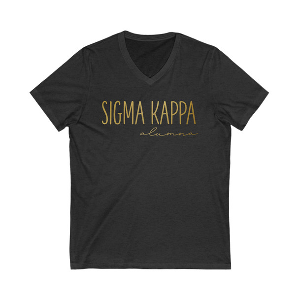 Sigma Kappa Alumna V-Neck Tee