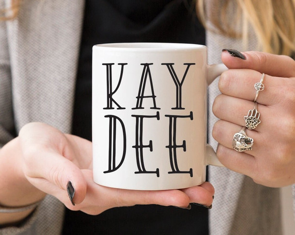 KD Kappa Delta Inline Coffee Mug