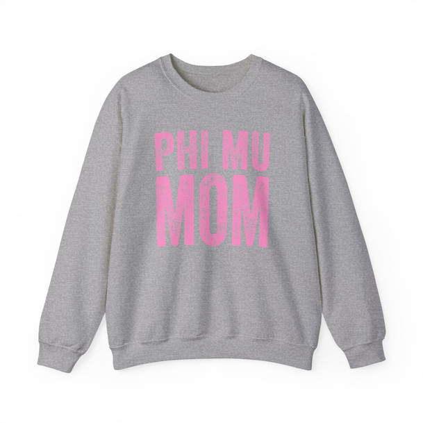 Phi Mu Mom Crewneck Sweatshirts