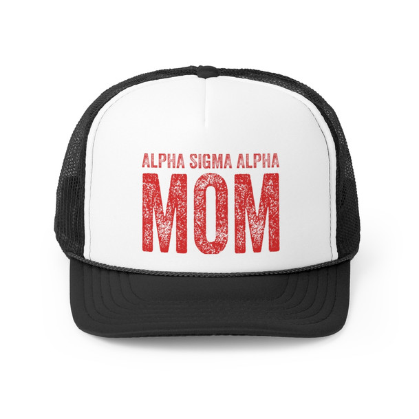 Alpha Sigma Alpha Mom Trucker Caps