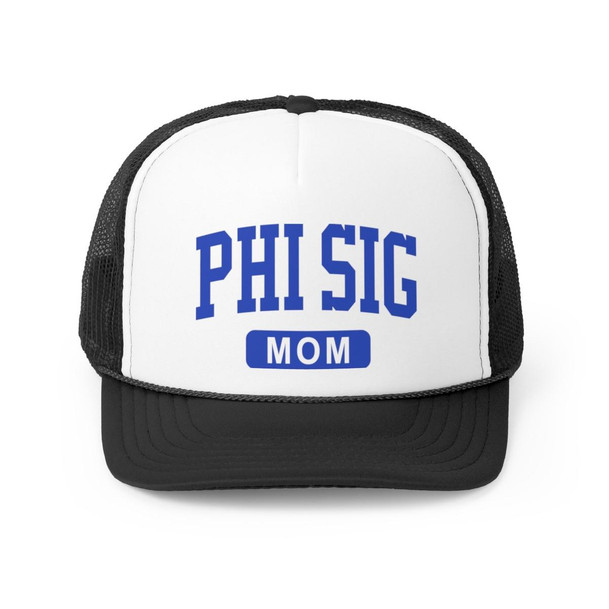  Phi Sigma Sigma Mom Varsity Trucker Caps 
