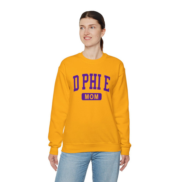 Delta Phi Epsilon Mom Varsity Crewneck Sweatshirts