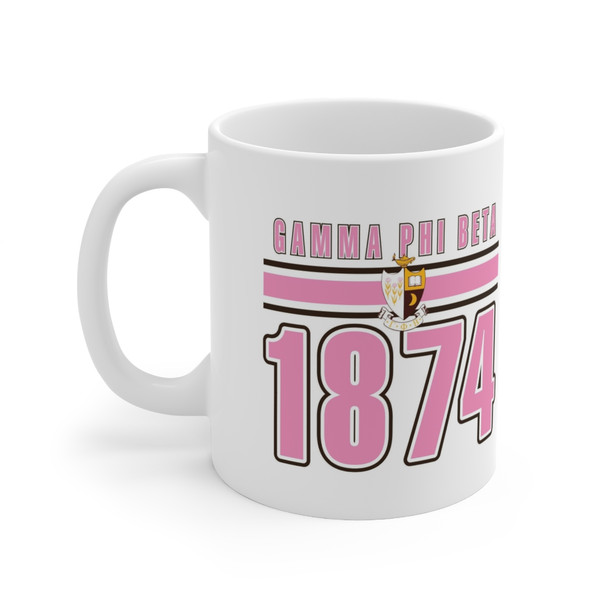 Gamma Phi Beta Established Year Coffee Mug