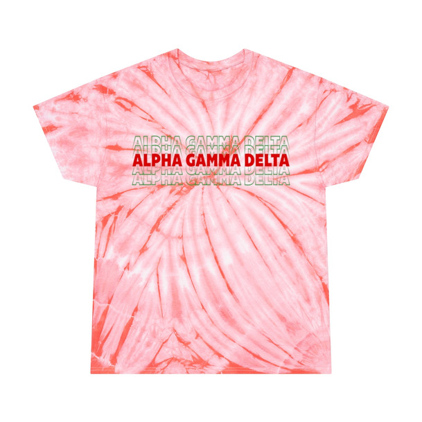 Alpha Gamma Delta Step Tie-Dye Tee