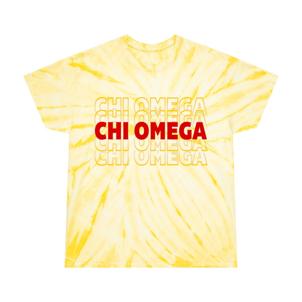 Chi Omega Step Tie-Dye Tee