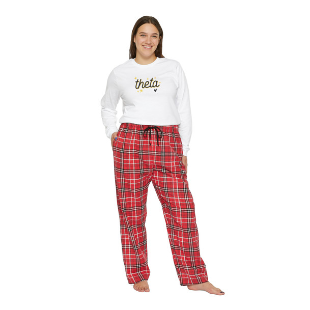 Kappa Alpha Theta Stars Long Sleeve Pajama Set