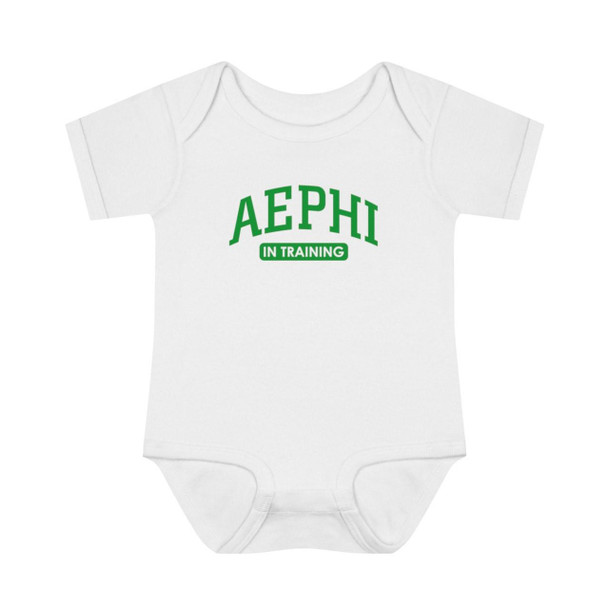  Alpha Epsilon Phi In Training Onesie 