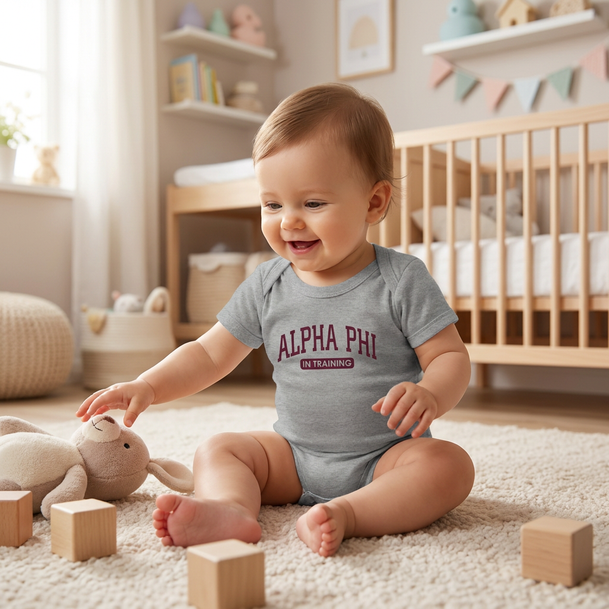 Alpha Phi In Training Onesie