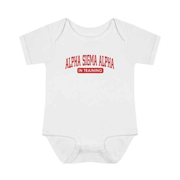 Alpha Sigma Alpha In Training Onesie