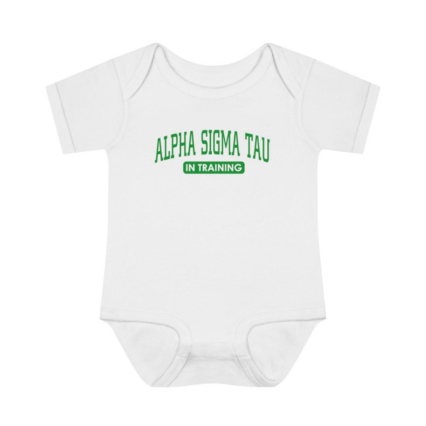 Alpha Sigma Tau In Training Onesie