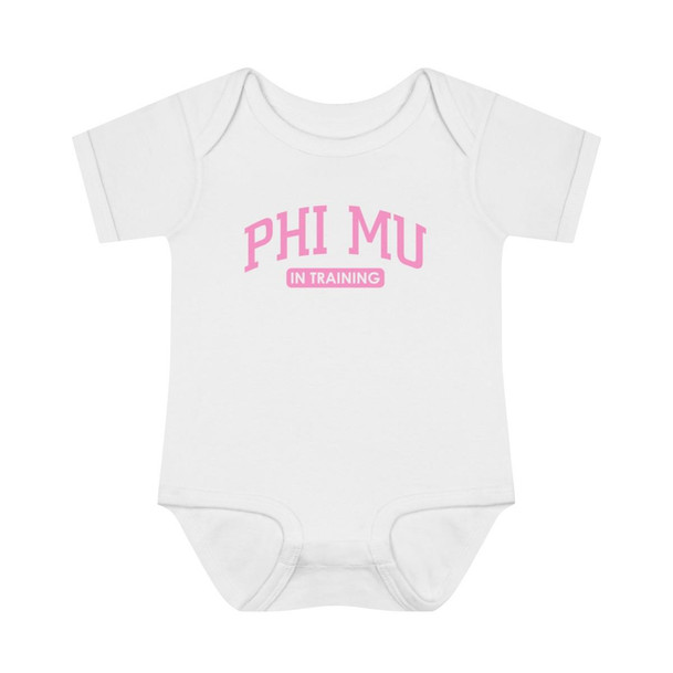 Phi Mu In Training Onesie
