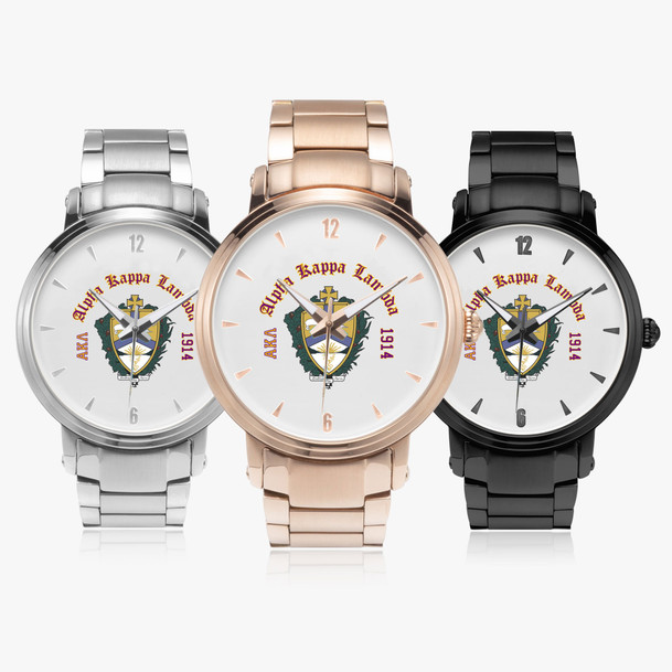 Alpha Kappa Lambda Gorgeous Steel Watch