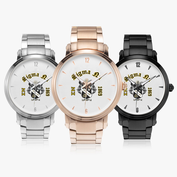 Sigma Nu Gorgeous Steel Watch