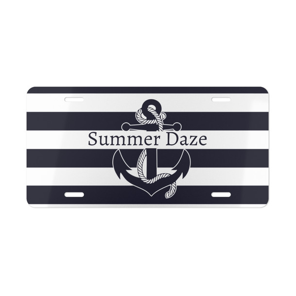 Personalzied Boat Name License Plate Cover