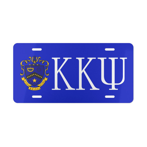Kappa Kappa Psi Letter Crest License Cover