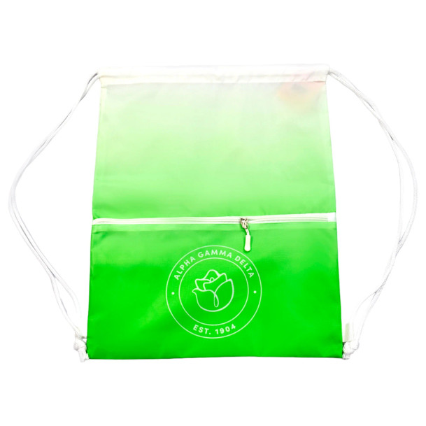 Alpha Gamma Delta Drawstring Cinch Bag