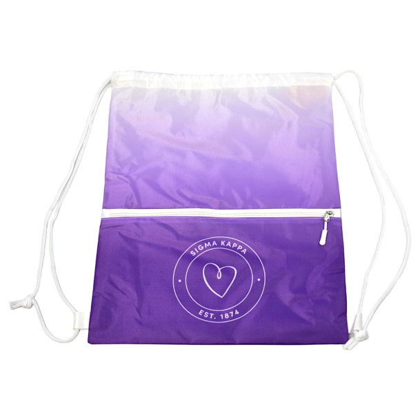 Sigma Kappa Drawstring Cinch Bag