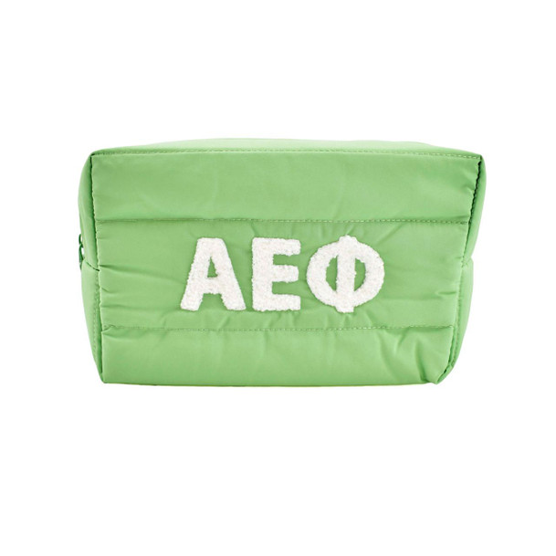  Alpha Epsilon Phi Puffer Style Makeup Bag 