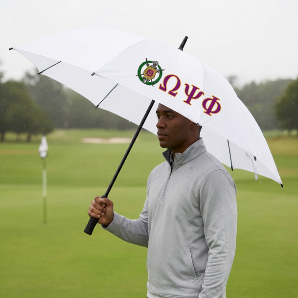 Omega Psi Phi Golf Umbrella 30"