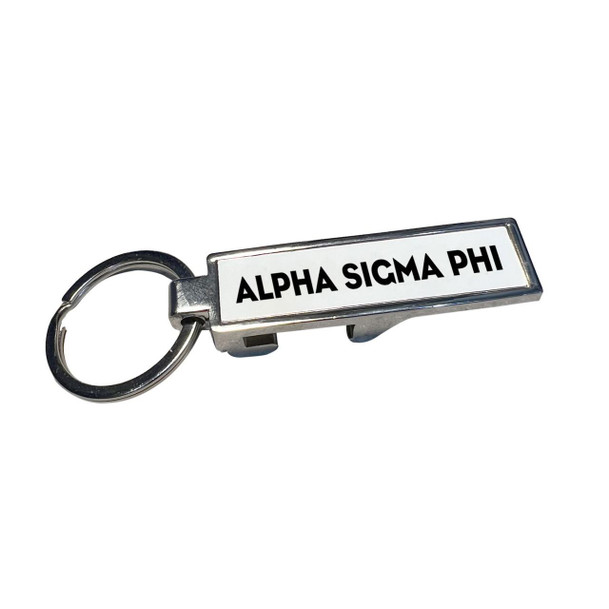  Alpha Sigma Phi Bottle Opener Key Chain 