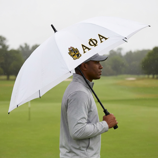 Alpha Phi Alpha Fraternity Golf Umbrella 30"
