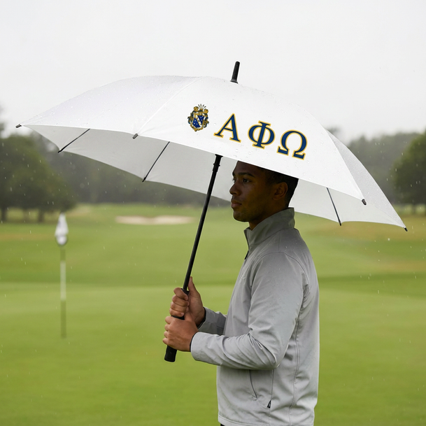 Alpha Phi Omega Fraternity Golf Umbrella 30"