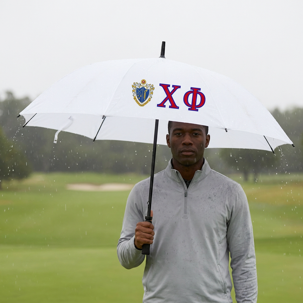 Chi Phi Fraternity Golf Umbrella 30"