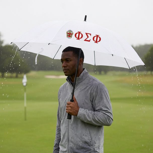 Phi Sigma Phi Fraternity Golf Umbrella 30"