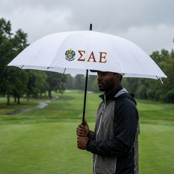 Sigma Alpha Epsilon Fraternity Golf Umbrella 30"