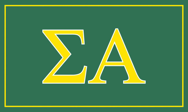 Sorority Shop Sigma Alpha New 2 Color Flags 