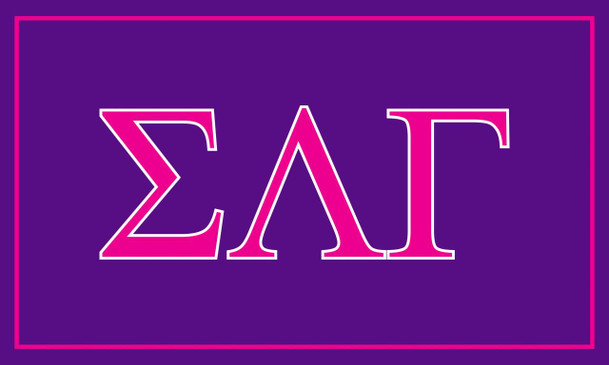Sorority Shop Sigma Lambda Gamma New 2 Color Flags 