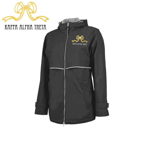  Kappa Alpha Theta New Englander Bows Rain Jacket 