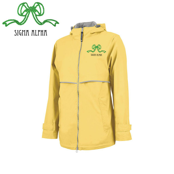  Sigma Alpha New Englander Bows Rain Jacket 