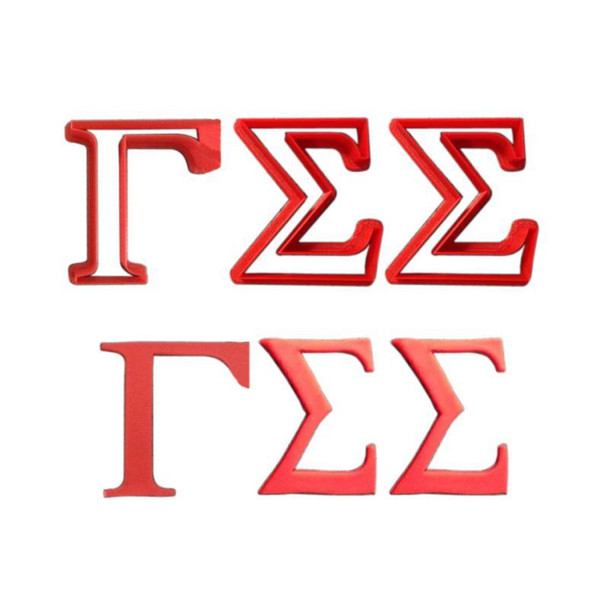  Gamma Sigma Sigma Cookie Cutters 