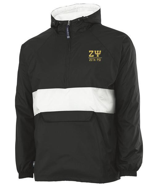  Zeta Psi Classic Windbreaker Pullover 