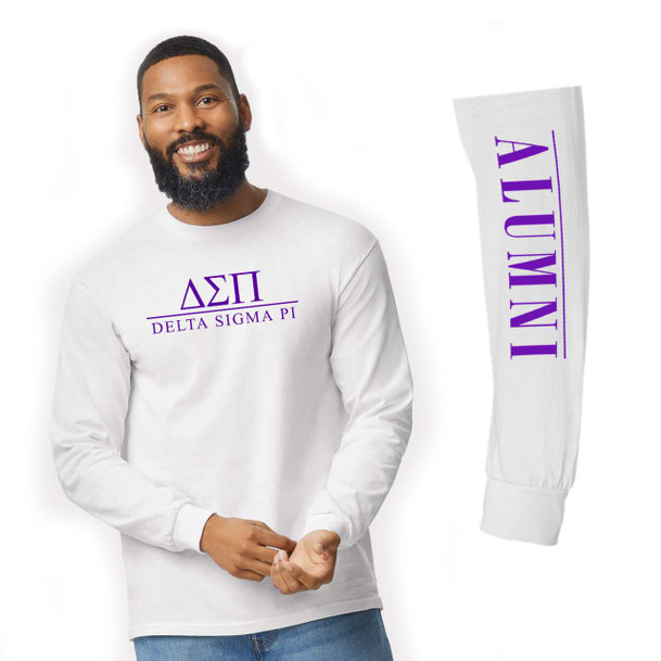 Greekgear Delta Sigma Pi Alumni Long Sleeve T-Shirt 