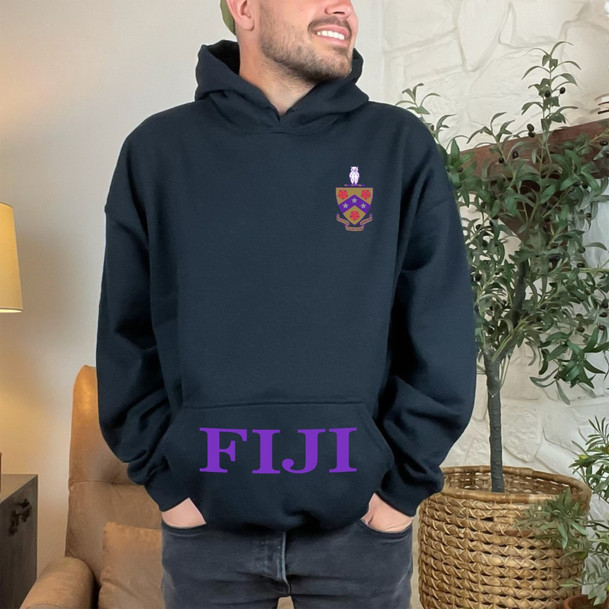 FIJI Elite Hoodie W Letters On Pouch