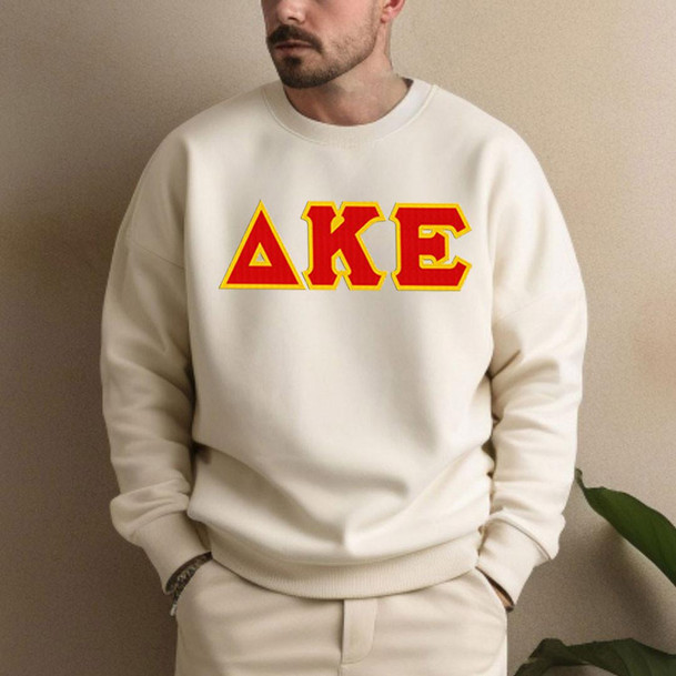  Delta Kappa Epsilon - 2 Day Ship Twill Crewneck Sweatshirt 